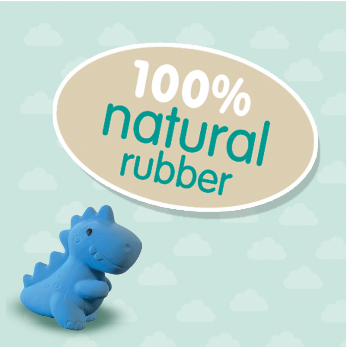 Jucarie de baie copii - T-rex - 100% cauciuc natural [3]