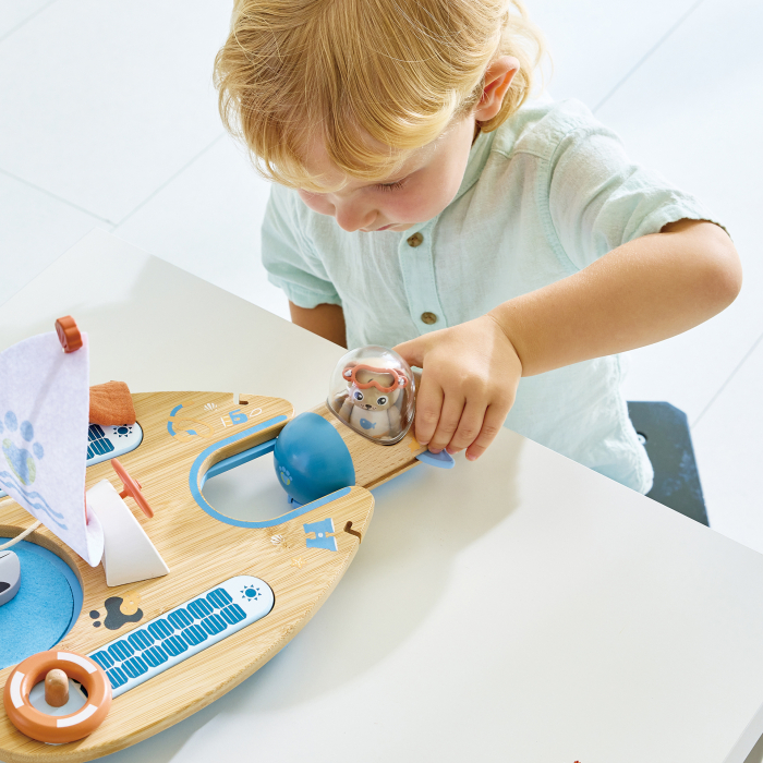 Jucarie din lemn - Catamaran (18 piese) [2]