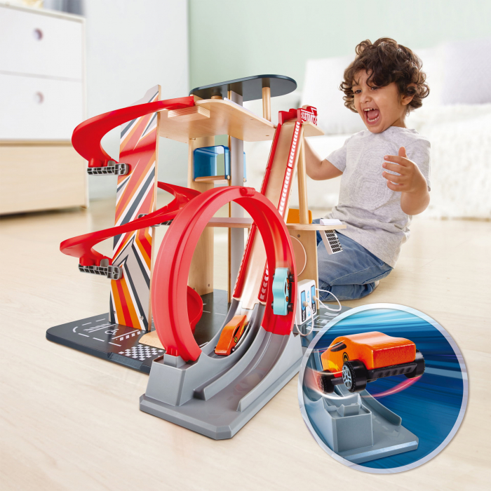 Jucarie din lemn – Garaj cu cascadorii, Gearhead [6]