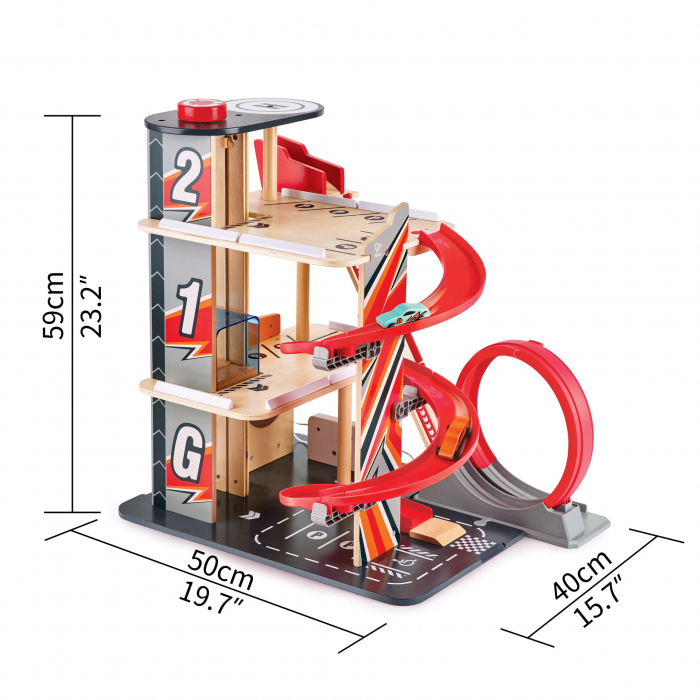 Jucarie din lemn – Garaj cu cascadorii, Gearhead [2]