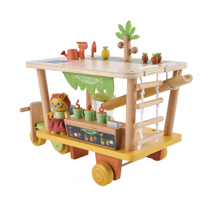 Jucarie din lemn - Magazinul de sucuri Eco (26 piese) [2]