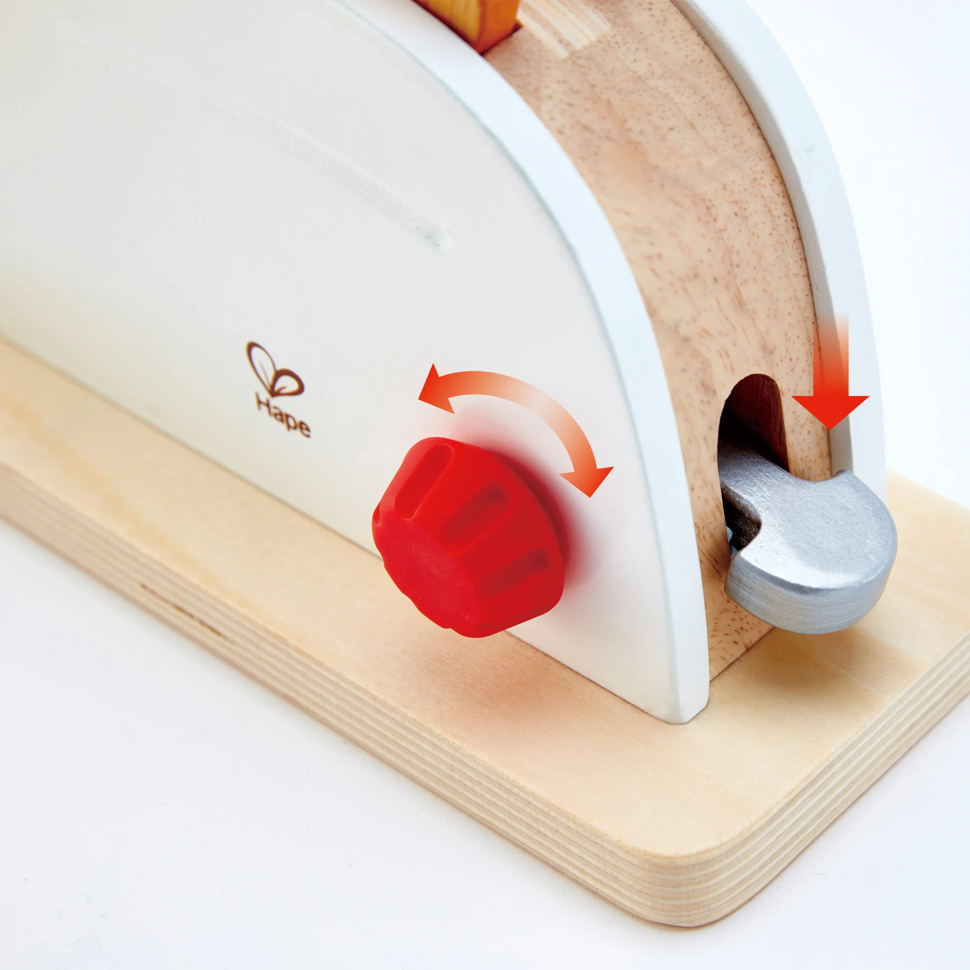 Jucarie din lemn - Toaster si accesorii mic dejun [4]