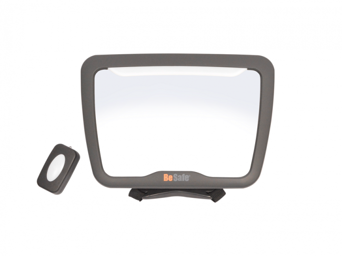 Oglinda auto retrovizoare XL cu lumină Led Besafe [2]