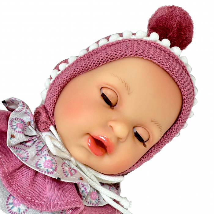 Papusa Nines D'Onil, Alex Pompon, cu sunete, cu jucarie, ambalata in cutie, cu miros de vanilie, 40 cm [2]