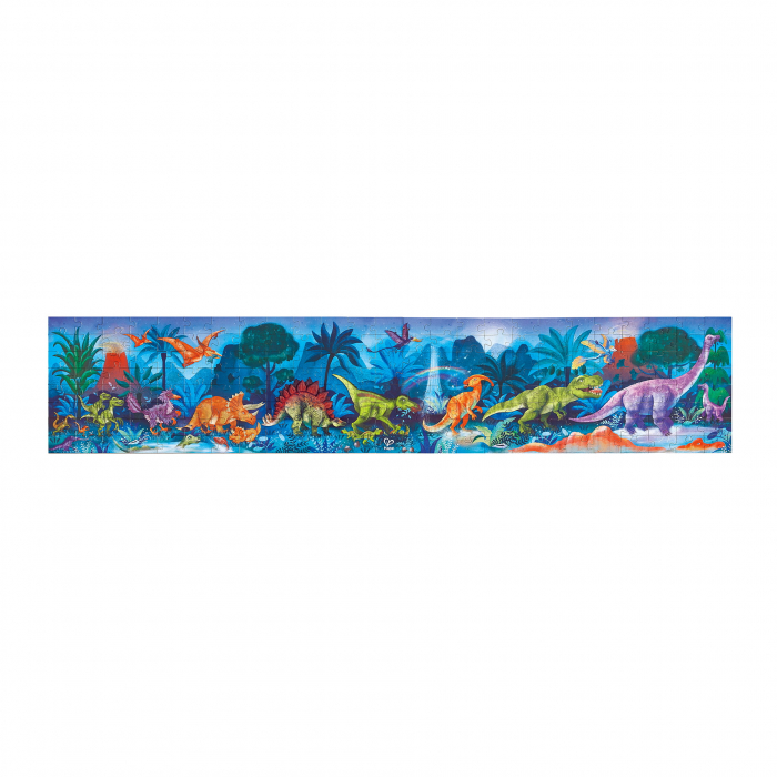 Puzzle pentru copii flourescent cu Dinozauri (200 piese, 1.5m) [6]
