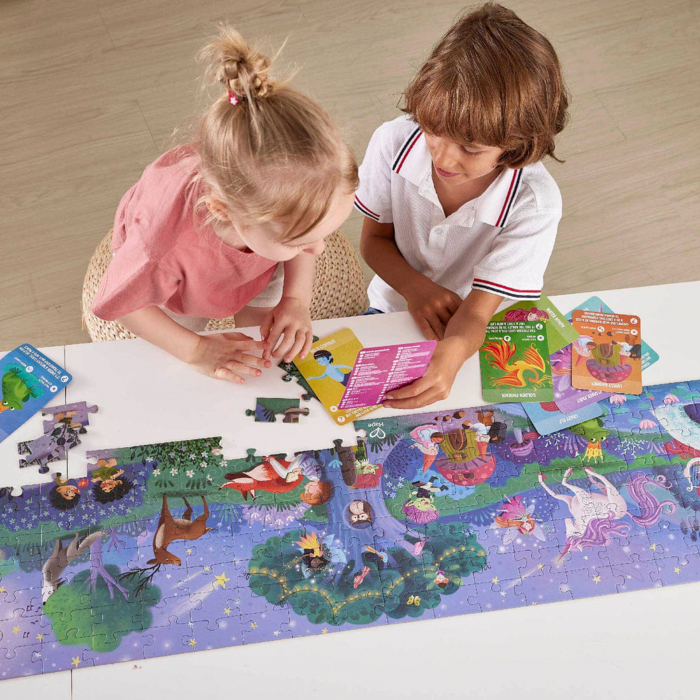 Puzzle pentru copii fosforescent cu Zane (200 piese, 1.5m) [3]