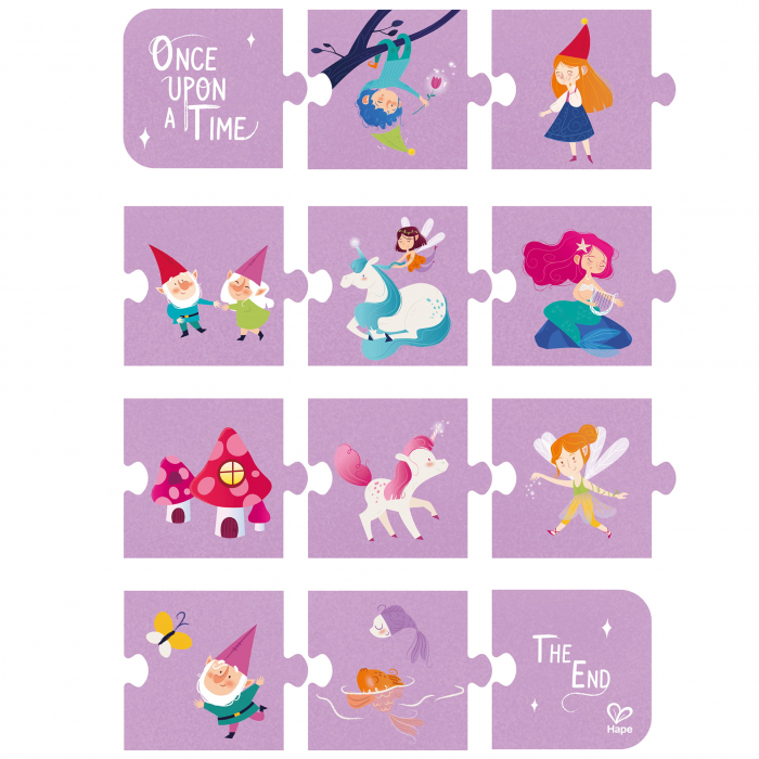 Puzzle pentru copii Zane (4 in 1) si joc storytelling [6]