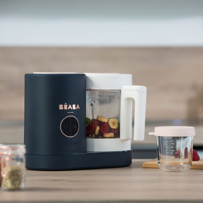 Robot gatire cu aburi Beaba Babycook NEO Night Blue [7]