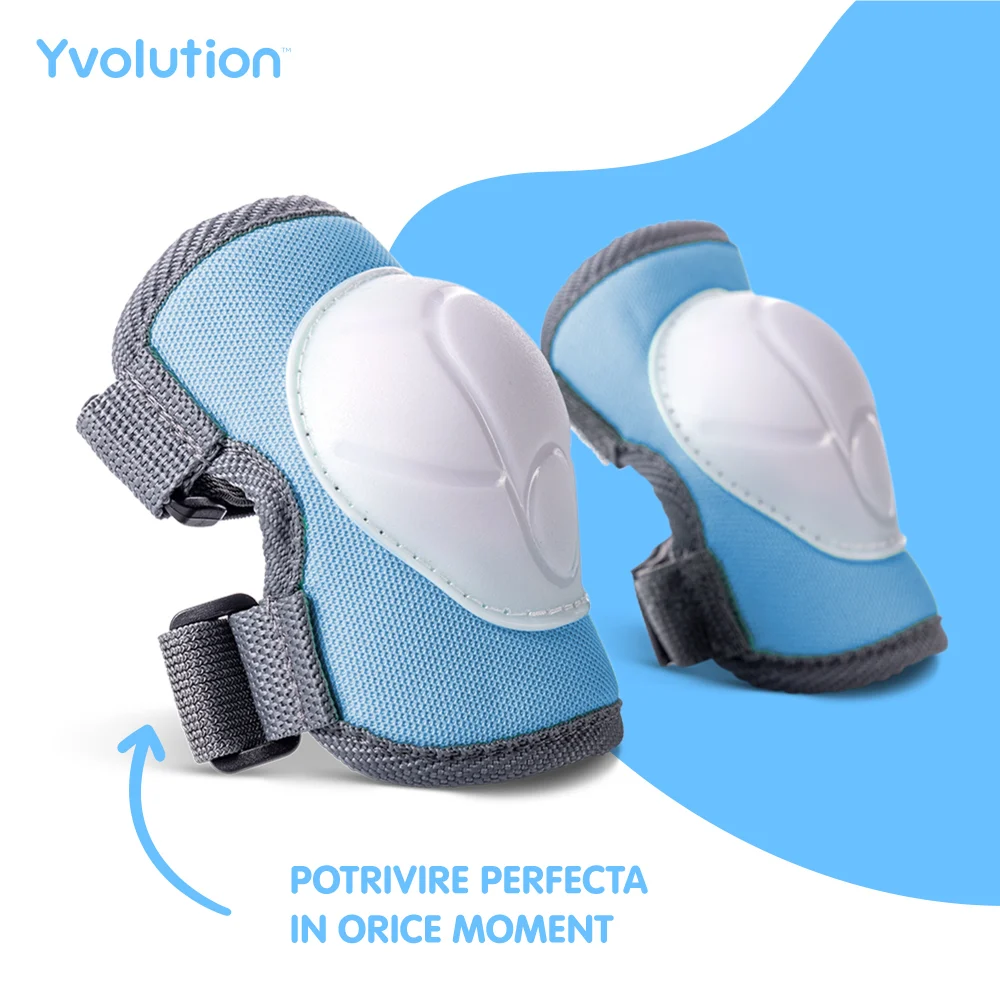 Set 6 protectii sport Yvolution 3-5 ani Blue [2]