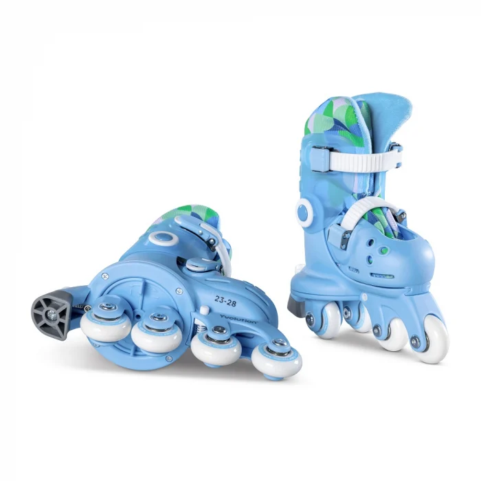 Role ajustabile Yvolution Twista Skates marime 23-28 Blue [3]