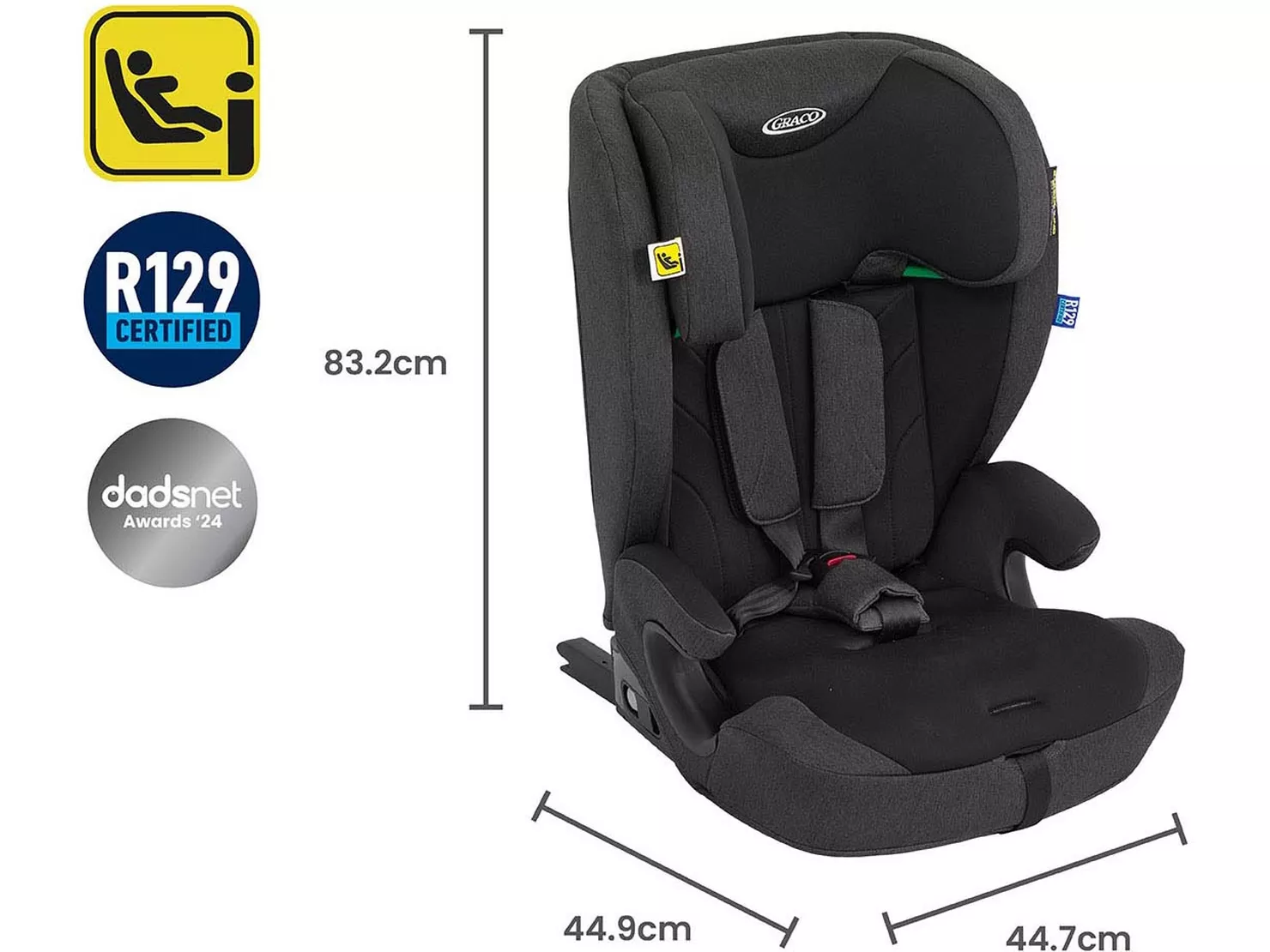 Scaun auto Graco Energi i-SizeMidnight – Siguranță și confort [2]