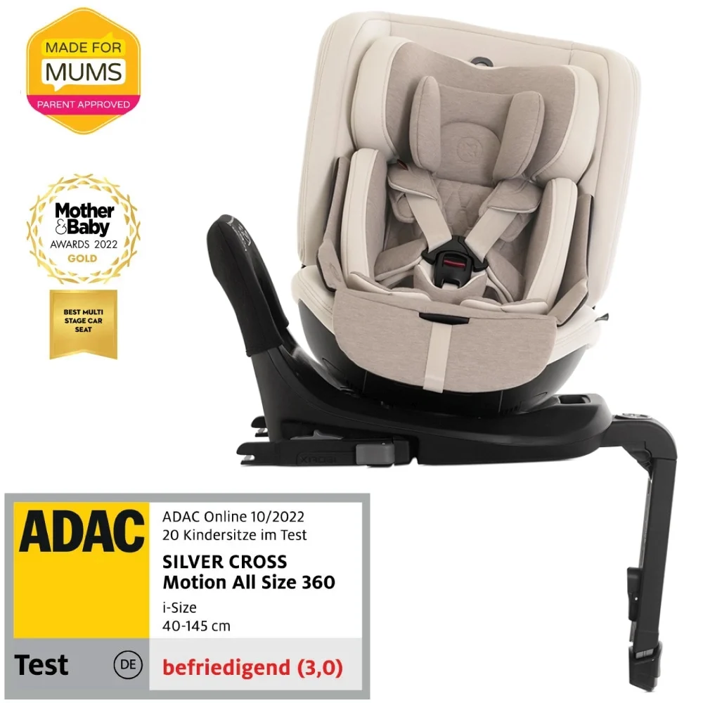 Scaun auto rotativ 360 Silver Cross Motion 2 All Size Almond [2]