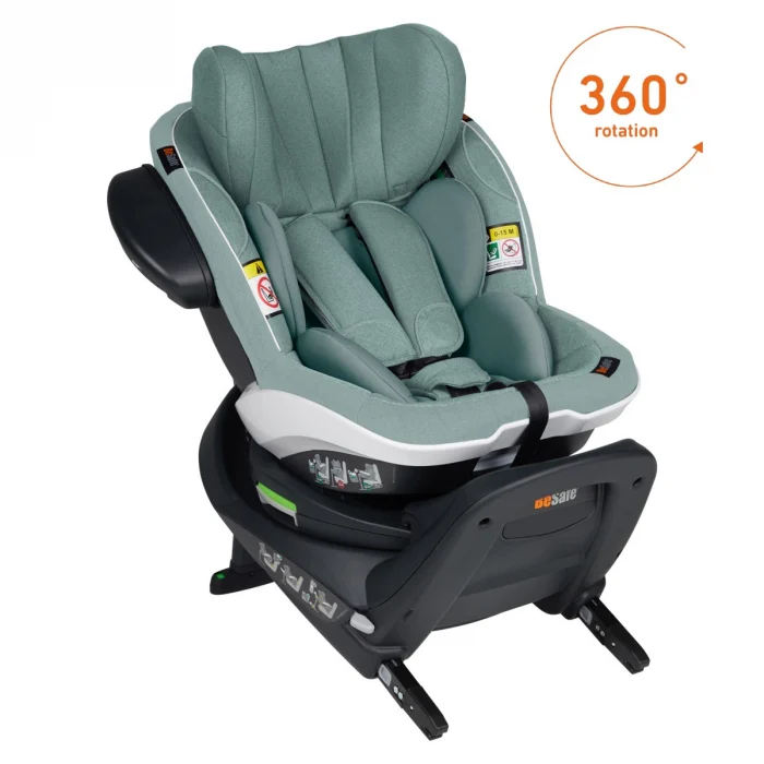Scaun auto rotativ Besafe iZi Turn i-Size Sea Green [3]
