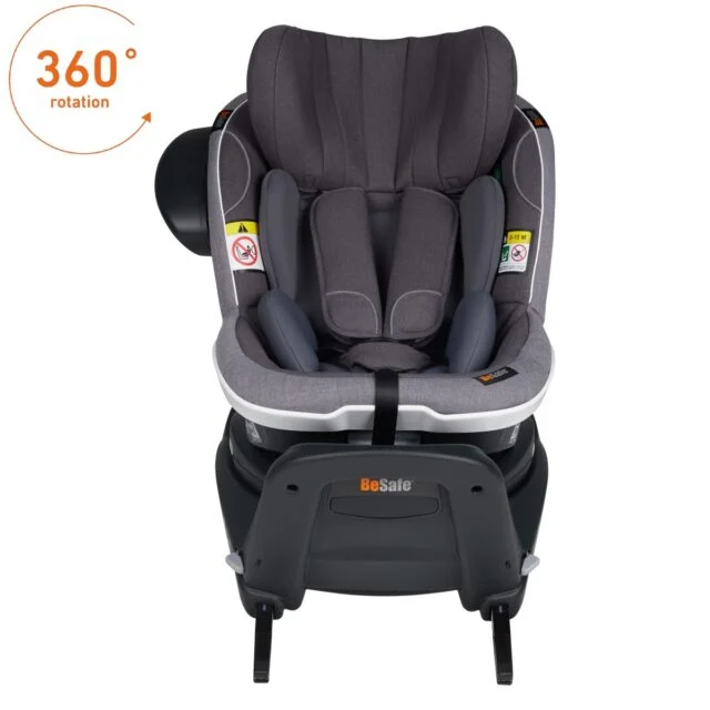 Scaun auto rotativ Besafe iZi Turn i-Size Metallic Melange [3]
