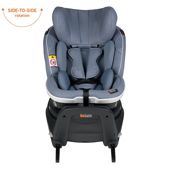 Scaun auto rotativ Besafe iZi Twist i-Size – Cloud Mélange [4]