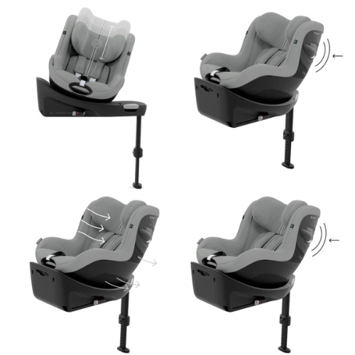 Scaun auto rotativ Cybex Sirona Gi i-Size Plus Stone Grey [5]
