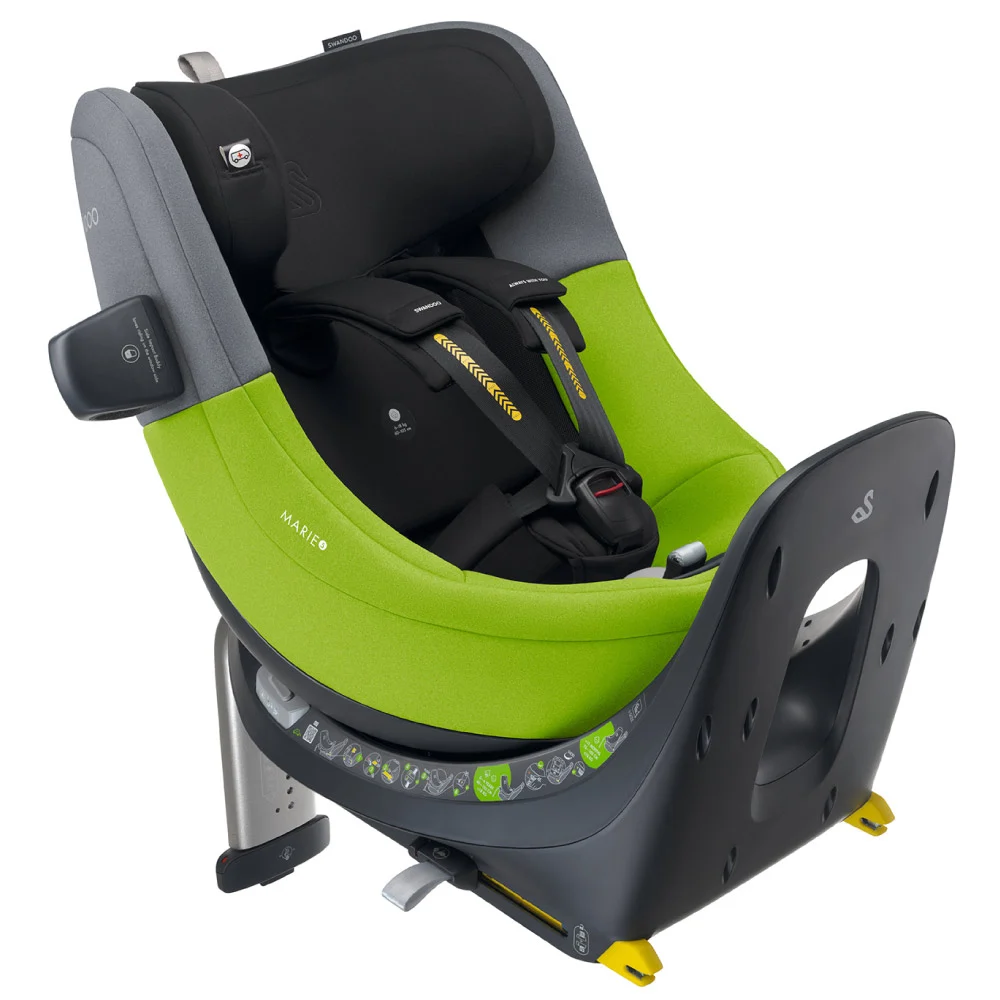 Scaun auto rotativ Swandoo Marie 5 i-Size Lime/Sesame Grey [4]