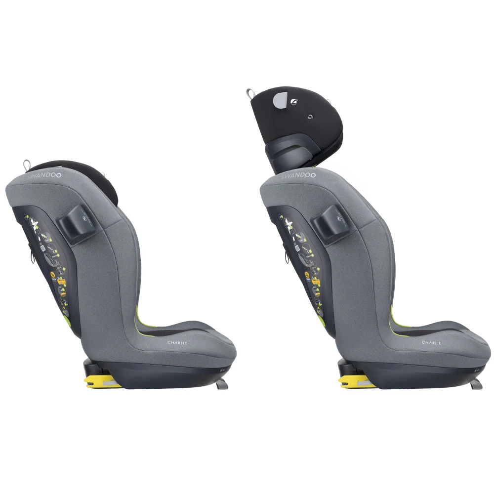 Scaun auto Swandoo Charlie i-Size Sesame Grey [2]