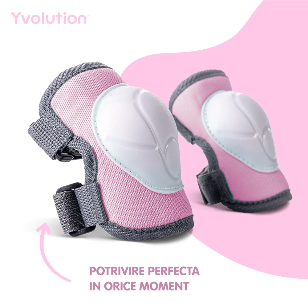 Set 6 protectii sport Yvolution 3-5 ani Pink [2]