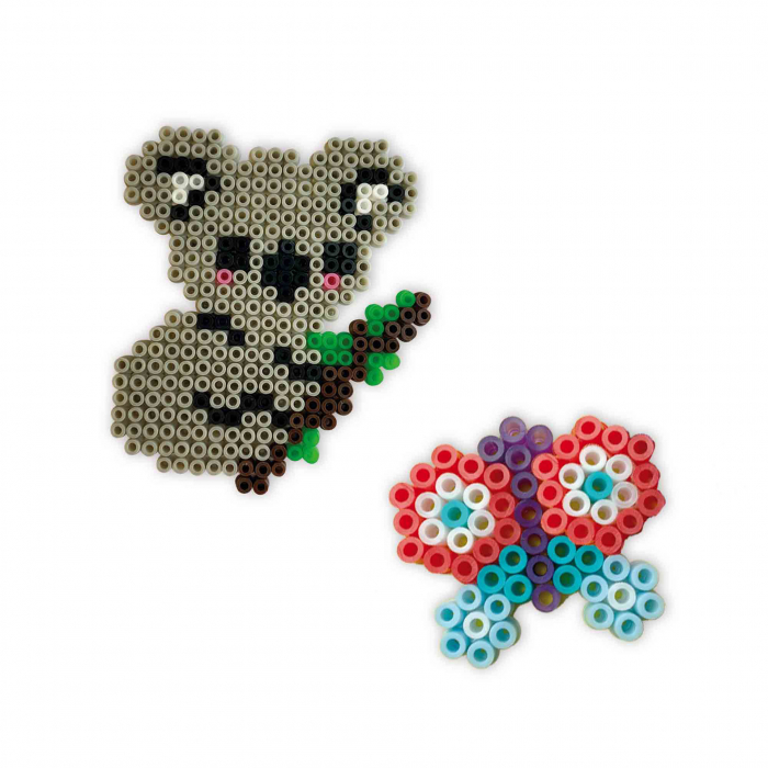 Set margele de calcat culori mixte Beedz de copii, in galeata 9000 bucati [4]
