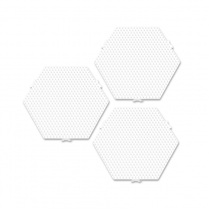 Set placi pentru margelele de calcat Beedz - 3 bucati hexagon [2]
