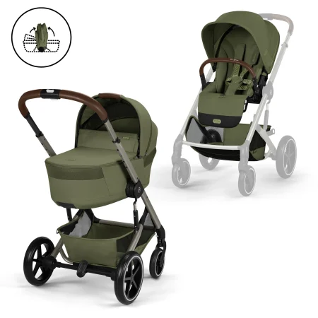 Carucior Cybex Balios S Lux 4 in 1 Fold Moss Green [2]