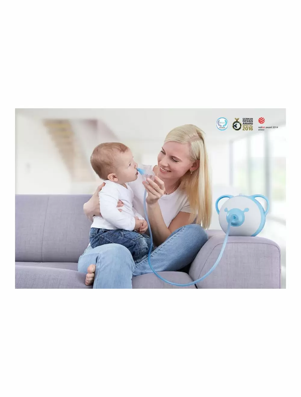 Aspirator nazal electric Nosiboo Pro Albastru [3]