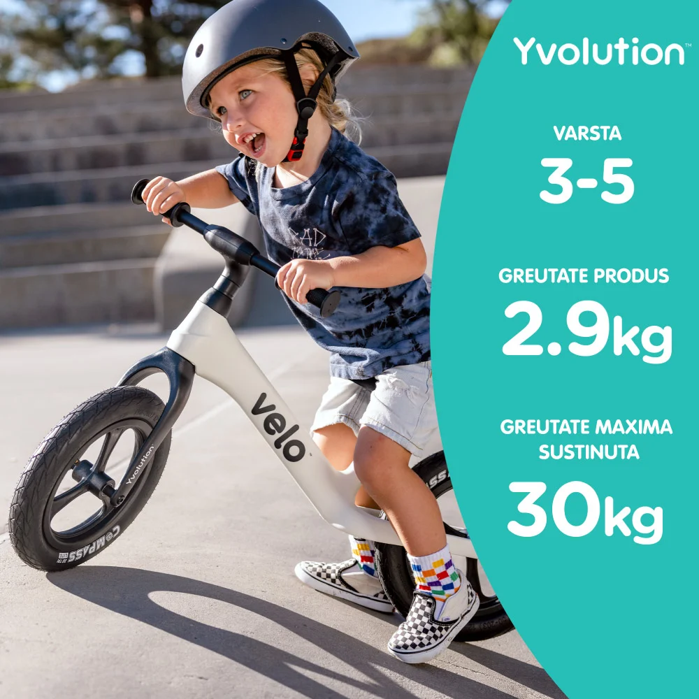 Bicicleta echilibru Yvolution Y Velo Pro White [4]