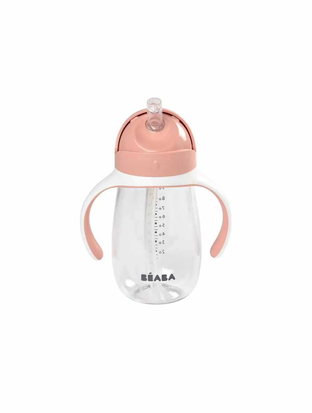 CANI SI TERMOSURI - Cana cu pai din Tritan Beaba 300 ml Old Pink