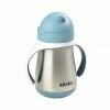 Cana cu pai din inox Beaba 250 ml Windy Blue [1]