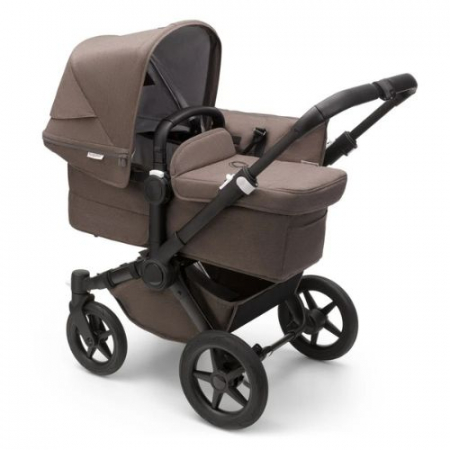 CARUCIOARE GEMENI/DUBLE - Carucior Bugaboo Donkey 5 Mono Mineral Black/Taupe