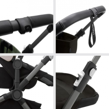 Carucior Bugaboo Donkey 5 Mono Black/Forest Green [3]