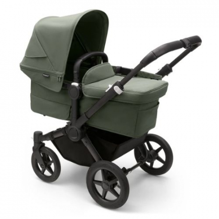 CARUCIOARE GEMENI/DUBLE - Carucior Bugaboo Donkey 5 Mono Black/Forest Green