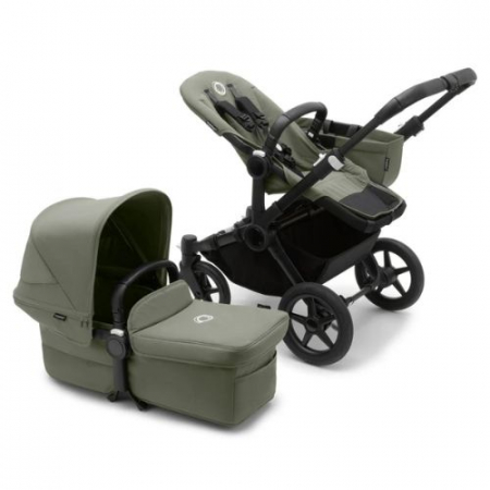 Carucior Bugaboo Donkey 5 Mono Black/Forest Green [2]