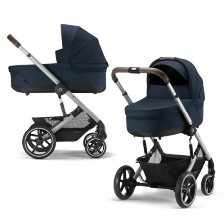Carucior Cybex Balios S Lux 3 in 1 Silver/Ocean Blue [6]