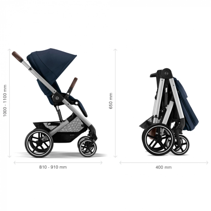Carucior Cybex Balios S Lux Silver/Ocean Blue [4]