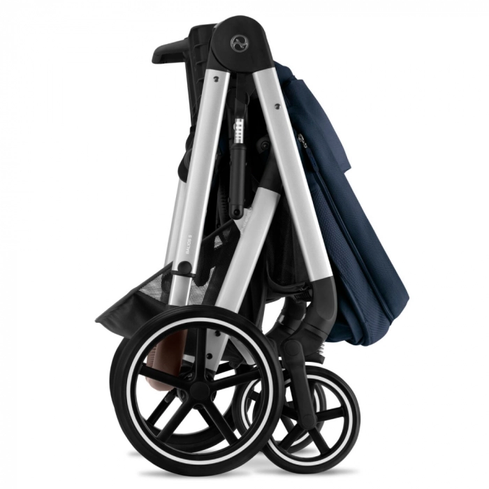 Carucior Cybex Balios S Lux 2 in 1 Silver/Ocean Blue [6]