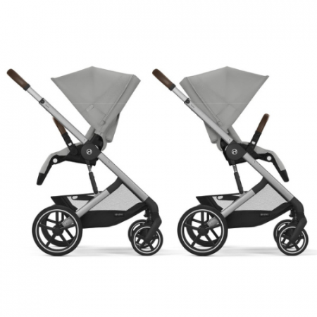 Carucior Cybex Balios S Lux 4 in 1 Silver/Stone Grey [3]
