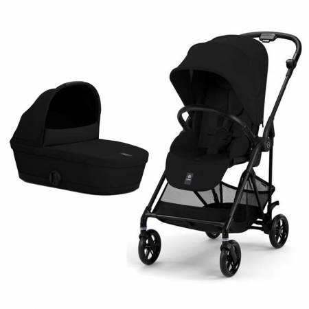 CARUCIOARE 2 IN 1 - Carucior Cybex Melio Carbon Black 2 in 1