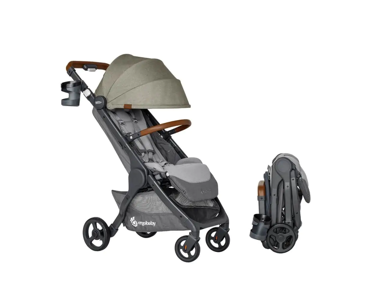 Carucior Metro+ Deluxe Ergobaby Empire State Green [0]