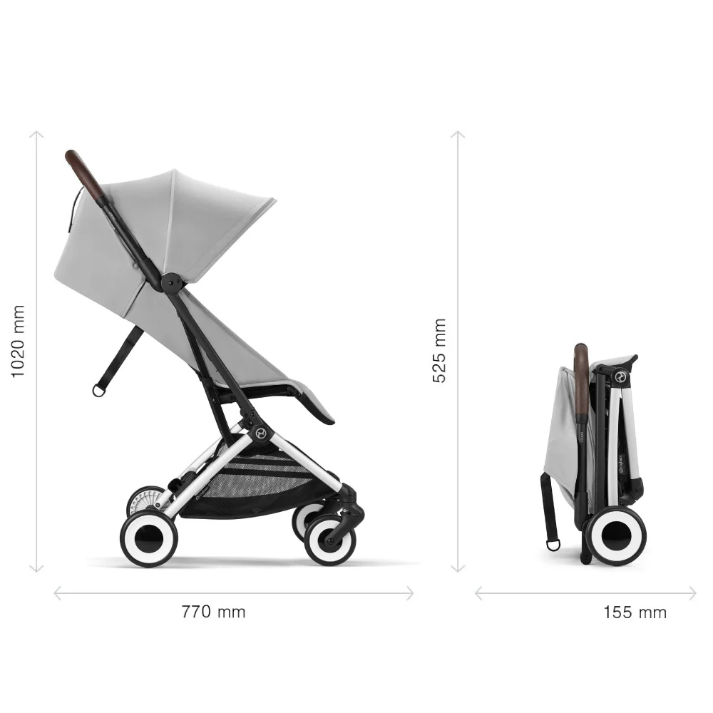 Carucior Cybex Orfeo Silver/Fog Grey [4]