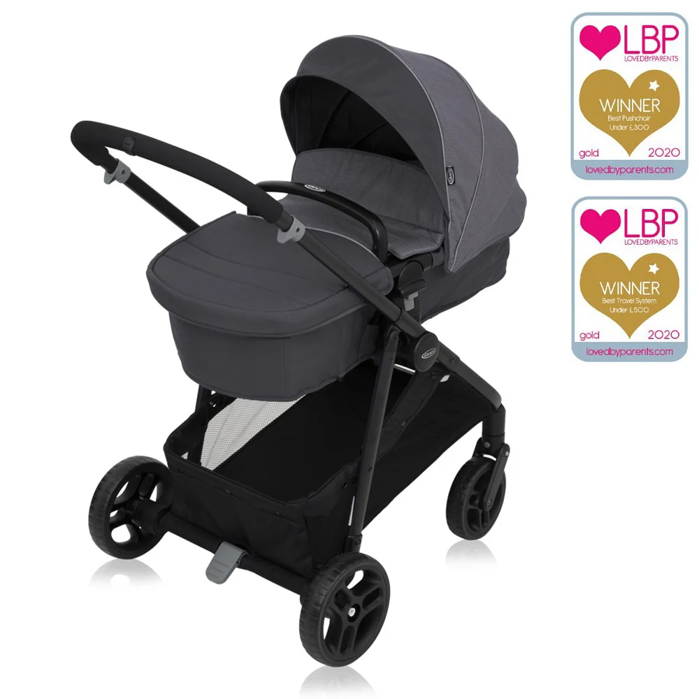 Carucior Graco Transform 2 in 1 Slate [4]
