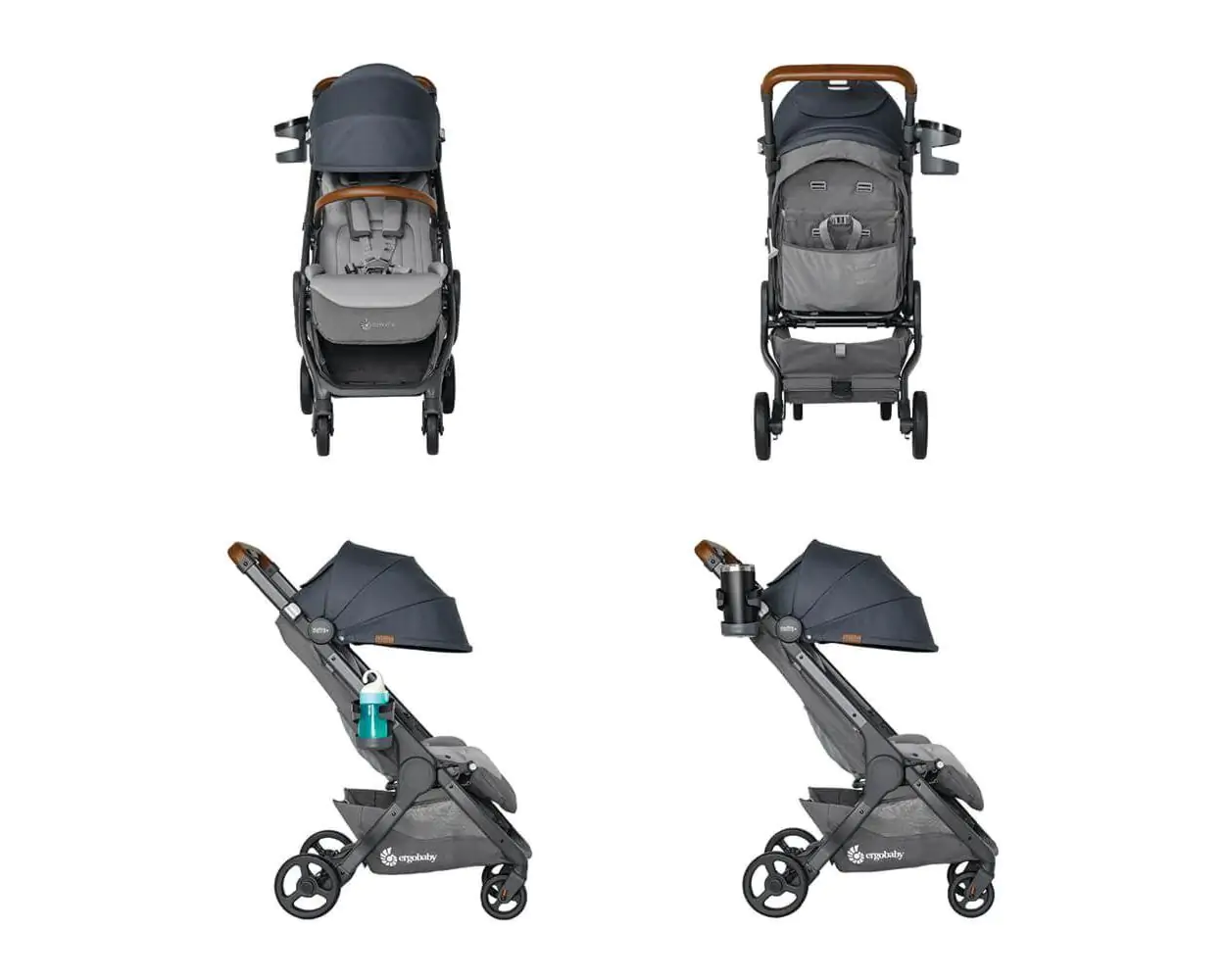 Carucior Metro+ Deluxe Ergobaby London Grey [3]