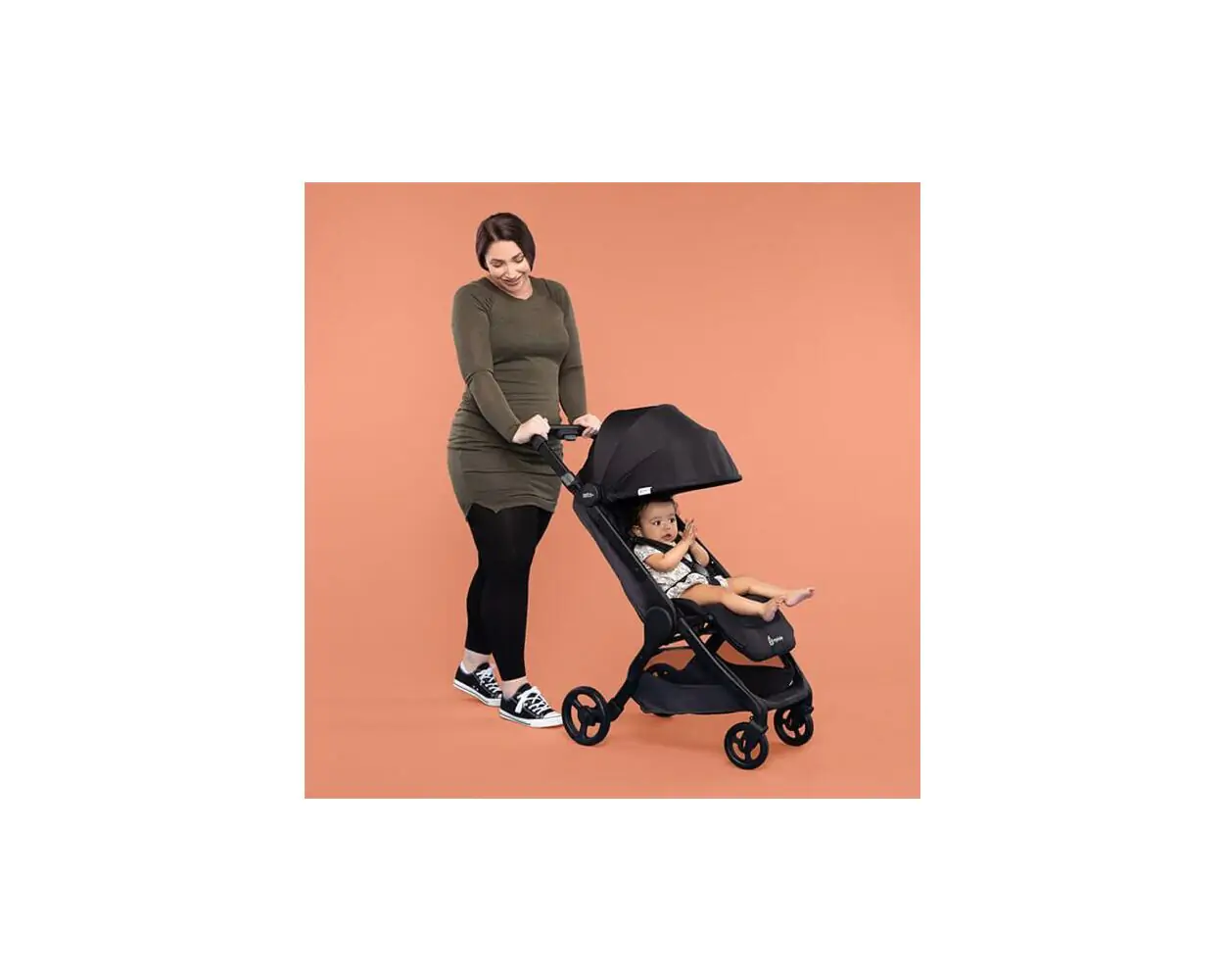 Carucior Compact Metro+ Ergobaby Black 0 - 22kg [4]
