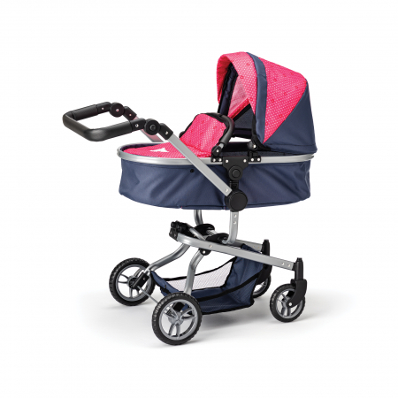 PAPUSI - Carucior pentru papusi  multifunctional - Pisici Chichi, 2 in 1