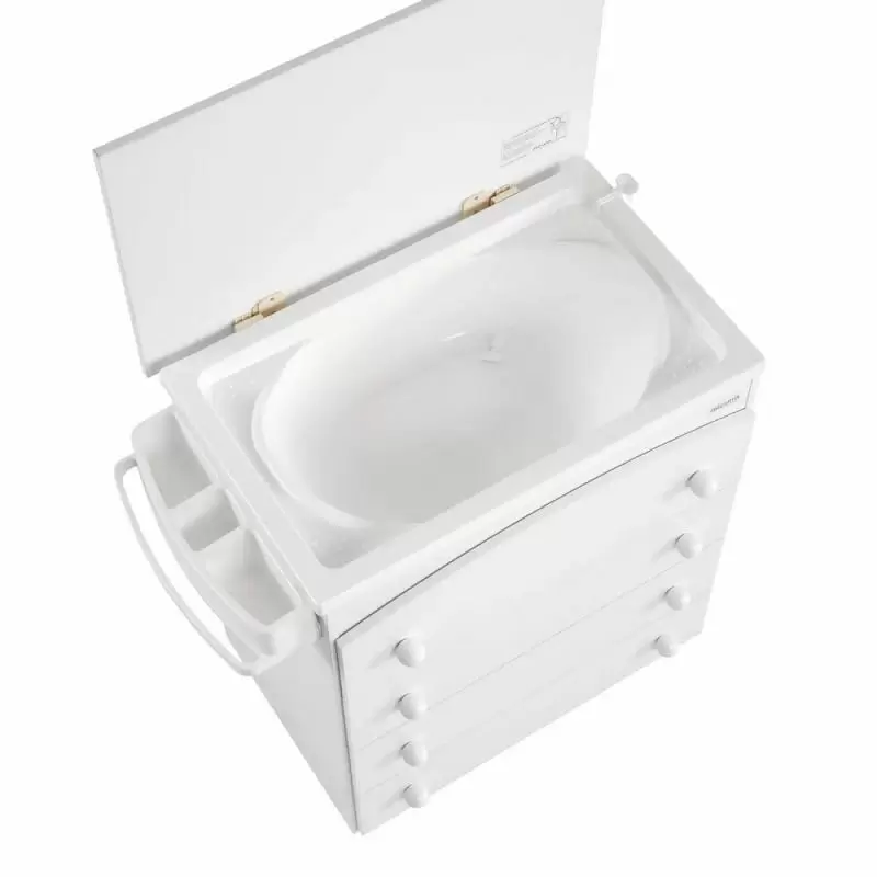 Comoda Micuna cu Masuta de infasat si Cadita Cosmic - Grey Stars - RESIGILAT [5]