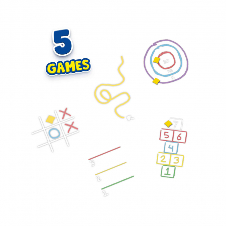Creta pentru terenul de joaca - Jocuri 5 in 1 [2]