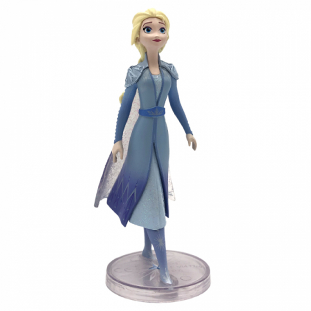 Figurine - Elsa cu rochie de aventura Frozen - Personaj figurina