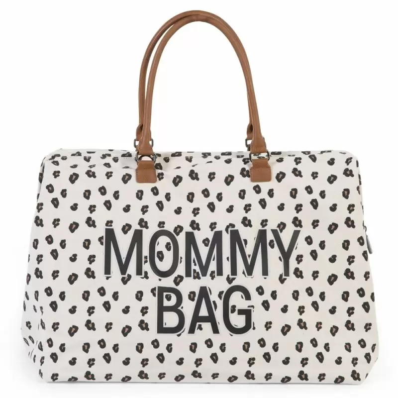 ÎNGRIJIREA BEBELUȘULUI - Geanta de infasat Childhome Mommy Bag Leopard