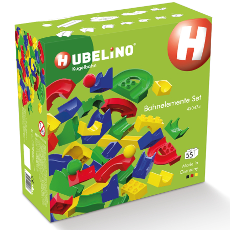 JUCARII & JOCURI - Jucarie copii Marble Run Hubelino - tobogane (55 piese)
